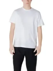 "Calvin Klein Jeans T-Shirts im Sale | Calvin Klein Herren T-Shirt Weiß 100% Baumwolle Basic online kaufen"|Planet-Deluxe