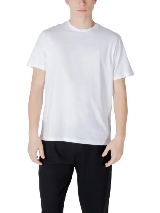 "Calvin Klein Jeans T-Shirts im Sale | Calvin Klein Herren T-Shirt Weiß 100% Baumwolle Basic online kaufen"|Planet-Deluxe
