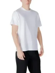 "Calvin Klein Jeans T-Shirts im Sale | Calvin Klein Herren T-Shirt Weiß 100% Baumwolle Basic online kaufen"|Planet-Deluxe