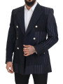 Blazers Elegant Navy Slim-Fit Double Breasted Blazer 4.830,00 € 8057142568464 | Planet-Deluxe