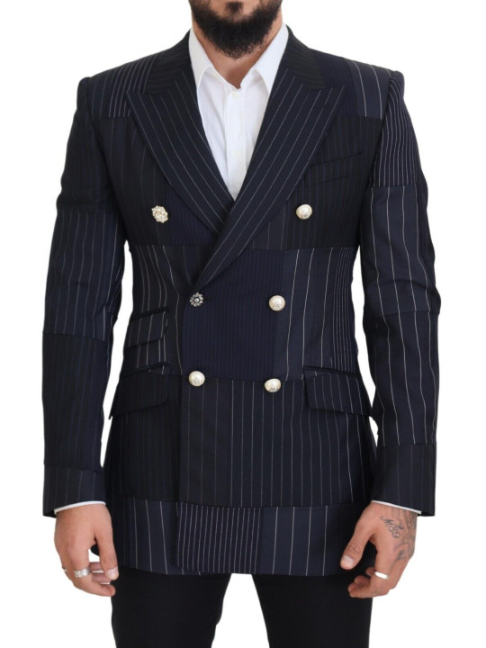 Blazers Elegant Navy Slim-Fit Double Breasted Blazer 4.830,00 € 8057142568464 | Planet-Deluxe