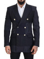 Blazers Elegant Navy Slim-Fit Double Breasted Blazer 4.830,00 € 8057142568464 | Planet-Deluxe