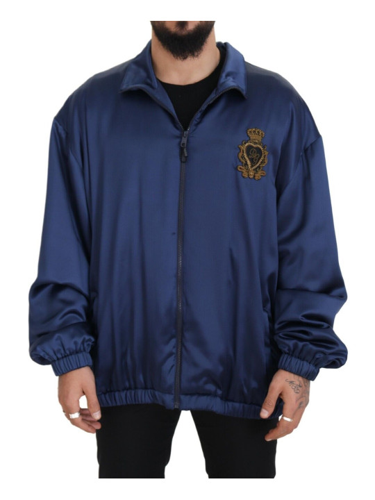 Jackets Regal Blue Silk Bomber Jacket 1.950,00 € 8057142845022 | Planet-Deluxe