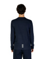 Dunkelblaues Ea7 Langarmshirt mit Rücklogo