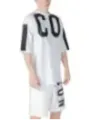 "Icon T-Shirts im Sale | Icon Summer Tee - Weißes Baumwollshirt mit Print für warme Tage online kaufen"|Planet-Deluxe