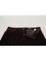 Jeans & Pants Elegant Brown Silk Blend Trousers 940,00 € 8050246182772 | Planet-Deluxe