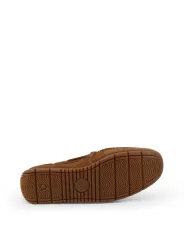Braune Timberland Lederschuhe mit Profilsohle