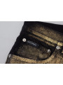 Jeans & Pants Elegant Black Gold Dust Jeans 1.400,00 € 8057142227279 | Planet-Deluxe