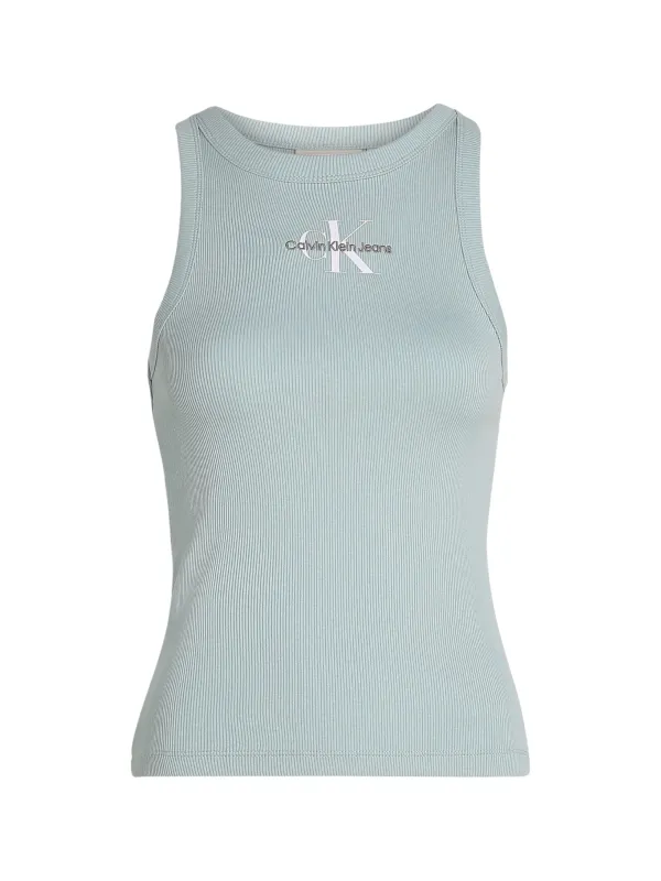 "Calvin Klein Jeans Tanktops im Sale | Calvin Klein Jeans Azurblau Tanktop online kaufen"|Planet-Deluxe