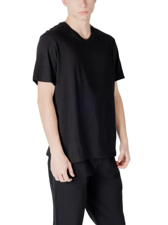 "Calvin Klein Jeans T-Shirts im Sale | Calvin Klein Herren V-Neck T-Shirt Schwarz online kaufen"|Planet-Deluxe