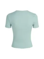 "Calvin Klein Jeans T-Shirts im Sale | Calvin Klein Jeans Damen Azurblau TShirt online kaufen"|Planet-Deluxe