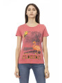 Tops & T-Shirts Chic Pink Print Tee for Trendy Summer Looks 60,00 € 8056641251921 | Planet-Deluxe