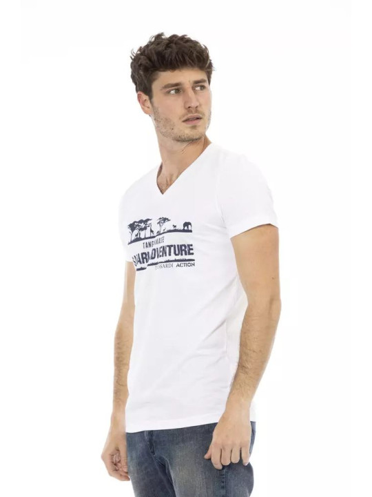 T-Shirts Sophisticated V-Neck Tee with Artful Print 60,00 € 8055358418102 | Planet-Deluxe