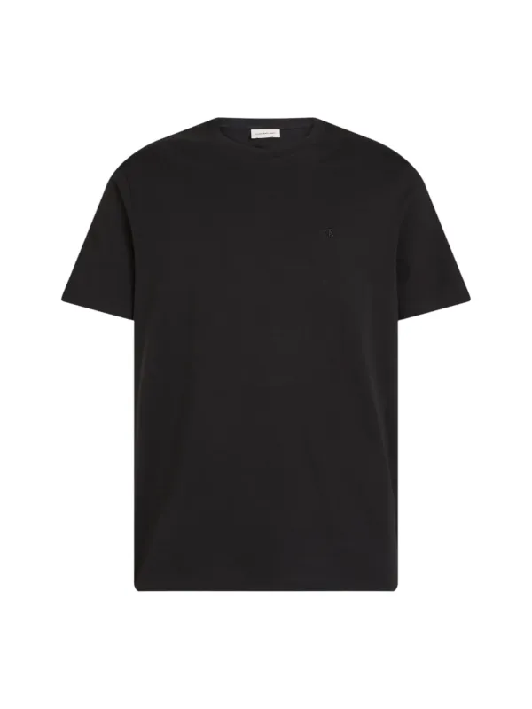 "Calvin Klein Jeans T-Shirts im Sale | Calvin Klein Herren T-Shirt Schwarz Baumwolle Basic online kaufen"|Planet-Deluxe