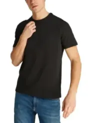 "Calvin Klein Jeans T-Shirts im Sale | Calvin Klein Herren T-Shirt Schwarz Baumwolle Basic online kaufen"|Planet-Deluxe