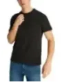 "Calvin Klein Jeans T-Shirts im Sale | Calvin Klein Herren T-Shirt Schwarz Baumwolle Basic online kaufen"|Planet-Deluxe