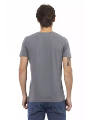 T-Shirts Elegant V-Neck Tee with Front Print Design 60,00 € 8056642803744 | Planet-Deluxe