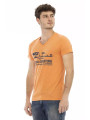 T-Shirts Orange V-Neck Tee with Front Print 60,00 € 8055358418252 | Planet-Deluxe