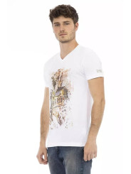 T-Shirts Elegant V-Neck Short Sleeve T-Shirt 60,00 € 8056641289137 | Planet-Deluxe