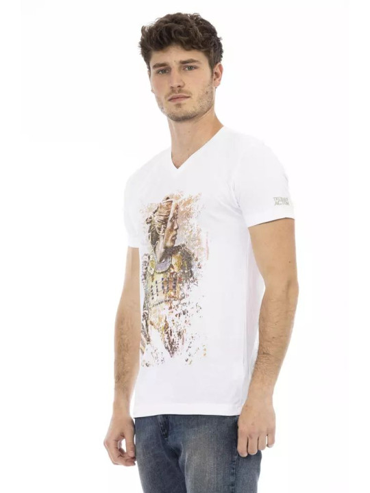 T-Shirts Elegant V-Neck Short Sleeve T-Shirt 60,00 € 8056641289137 | Planet-Deluxe
