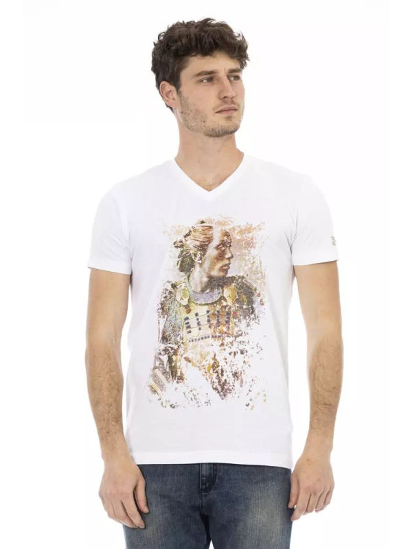 T-Shirts Elegant V-Neck Short Sleeve T-Shirt 60,00 € 8056641289137 | Planet-Deluxe