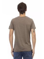 T-Shirts Chic V-Neck Short Sleeve Tee in Brown Hue 60,00 € 8056641279529 | Planet-Deluxe