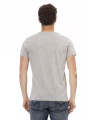 T-Shirts Elegant Gray Short Sleeve T-Shirt 60,00 € 8056641258623 | Planet-Deluxe