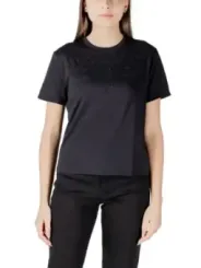 "Jacqueline De Yong T-Shirts im Sale | Jacqueline De Yong Basic T-Shirt Damen Schwarz online kaufen"|Planet-Deluxe