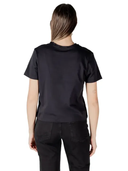 "Jacqueline De Yong T-Shirts im Sale | Jacqueline De Yong Basic T-Shirt Damen Schwarz online kaufen"|Planet-Deluxe