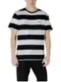 "Boss Herren Streifen T-Shirt Schwarz - Frühling/Sommer"