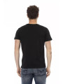 T-Shirts Elevated Casual Black Tee - Short Sleeve & Round Neck 60,00 € 8056641262354 | Planet-Deluxe