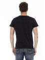 T-Shirts Sleek Black Tee with Exclusive Front Print 60,00 € 8056641260831 | Planet-Deluxe