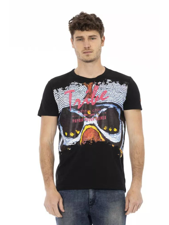 T-Shirts Elevate Your Style: Bold Print Black Tee 60,00 € 8056641269131 | Planet-Deluxe