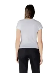 "Guess Active T-Shirts im Sale | Guess Active Damen T-Shirt Weiß Frühling/Sommer Strassdetails online kaufen"|Planet-Deluxe