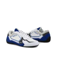 Weiße und blaue Sparco Sneakers
