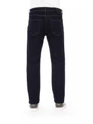 Jeans & Pants Elegant Tricolor Stitched Menâ€™s Jeans 190,00 € 2000050834431 | Planet-Deluxe