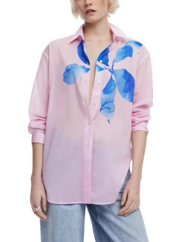 "Desigual Hemden im Sale | Desigual Künstlerisches Rosa Damenhemd online kaufen"|Planet-Deluxe "Desigual Hemden im Sale | Desigual Künstlerisches Rosa Damenhemd online kaufen"|Planet-Deluxe