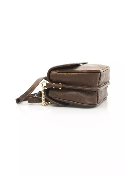 Crossbody Bags Elegant Double Pocket Leather Crossbody Bag 410,00 € 8058969756843 | Planet-Deluxe