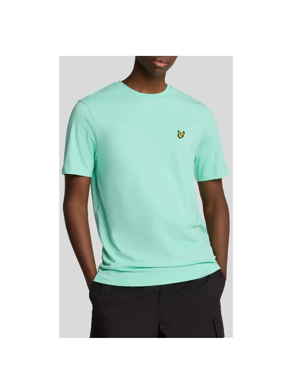 "Lyle & Scott T-Shirts im Sale | Grünes Lyle Scott Herren T-Shirt – Stilvoll, Komfortabel, Nachhaltig online kaufen"|Planet-Deluxe