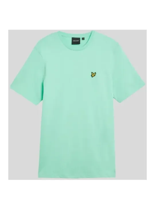 "Lyle & Scott T-Shirts im Sale | Grünes Lyle Scott Herren T-Shirt – Stilvoll, Komfortabel, Nachhaltig online kaufen"|Planet-Deluxe