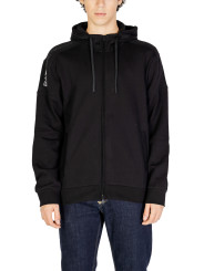 Schwarzer Reißverschluss Kapuzenpullover Ea7 477619