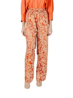 "Liu Jo Blumenhose Orange – Stilvoller Komfort für den Sommer"