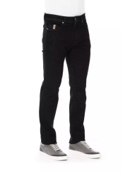 Jeans & Pants Elegant Tricolor Detail Men's Jeans 190,00 € 2000050835124 | Planet-Deluxe