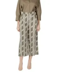 "Liu Jo Hosen im Sale | Liu Jo Grüne Geometrische Damenhose online kaufen"|Planet-Deluxe