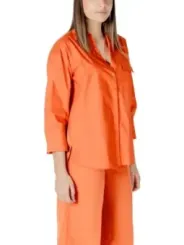 "Liu Jo Hemden im Sale | Liu Jo Frühling Damenhemd Orange online kaufen"|Planet-Deluxe