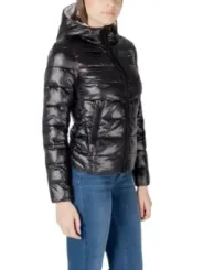 "Blauer Jacken im Sale | Blauer Damen Pufferjacke Schwarz - Stilvoller Frühlingsbegleiter online kaufen"|Planet-Deluxe