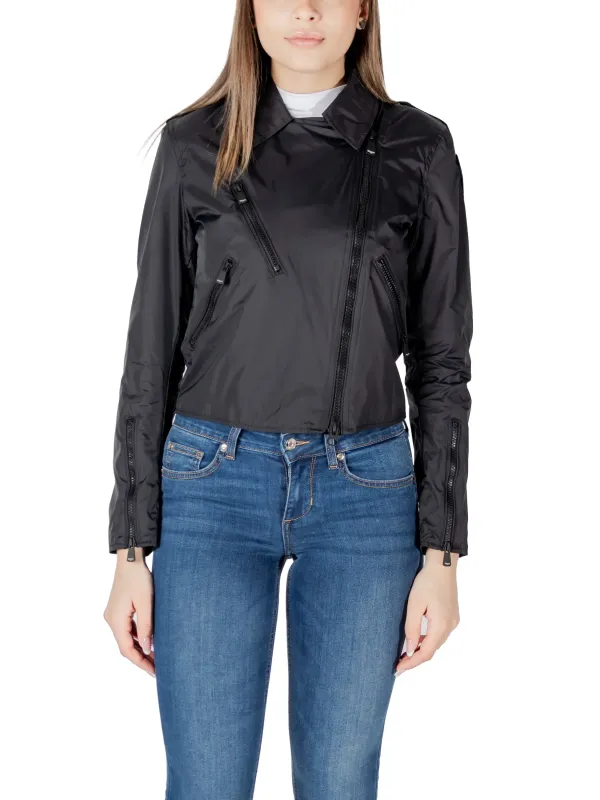 "Blauer Jacken im Sale | Blauer Damen Übergangsjacke Polyamid Schwarz online kaufen"|Planet-Deluxe
