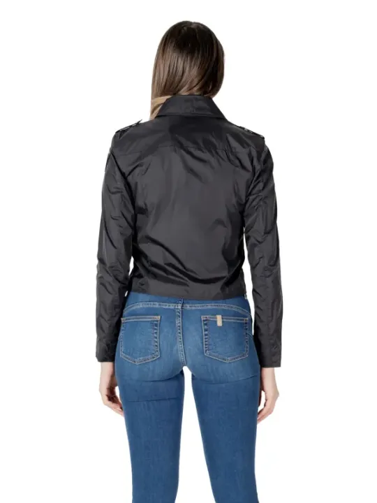 "Blauer Jacken im Sale | Blauer Damen Übergangsjacke Polyamid Schwarz online kaufen"|Planet-Deluxe