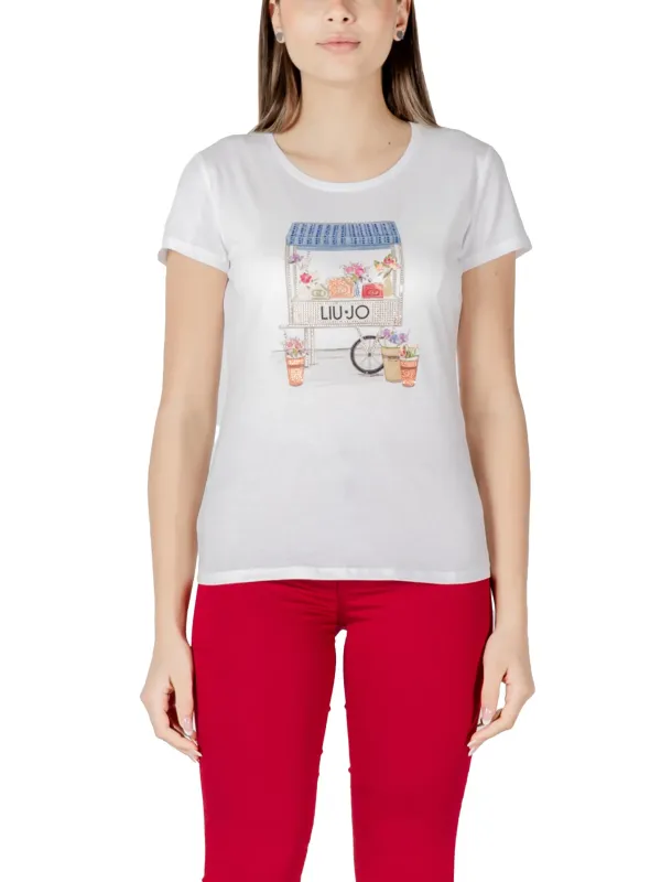 "Liu Jo T-Shirts im Sale | Liu Jo Sommer T-Shirt Damen Weiß online kaufen"|Planet-Deluxe "Liu Jo T-Shirts im Sale | Liu Jo Sommer T-Shirt Damen Weiß online kaufen"|Planet-Deluxe
