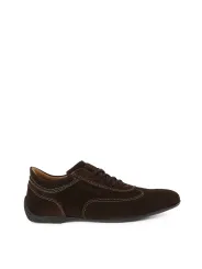 Braune Sparco Rennschuhe mit Schnürung